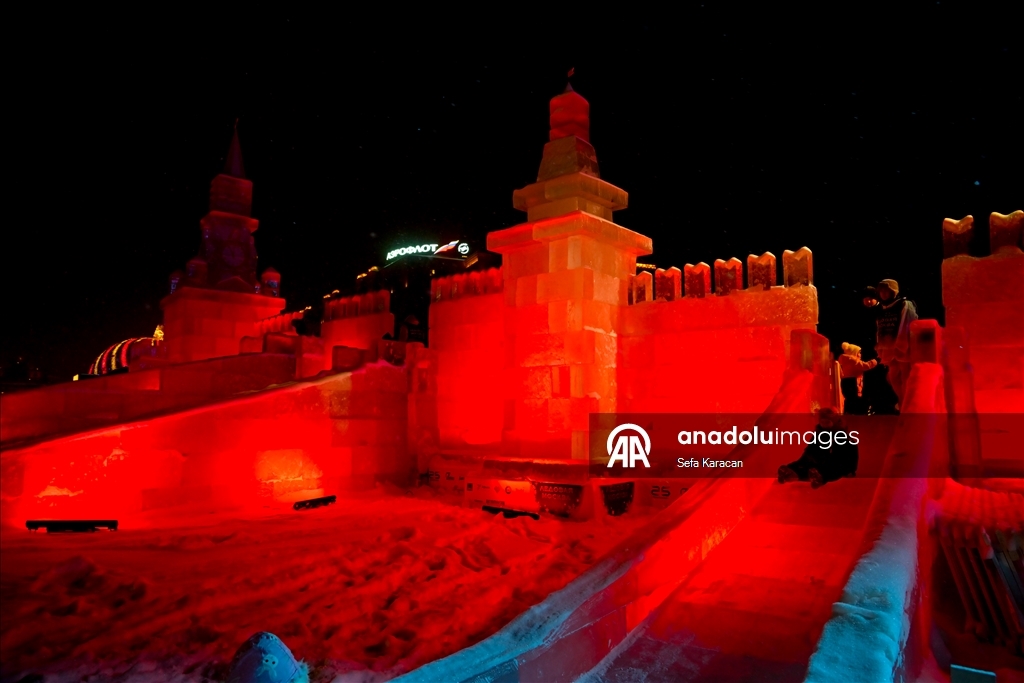 Фестиваль ледяных скульптур по мотивам персонажа «Буратино»