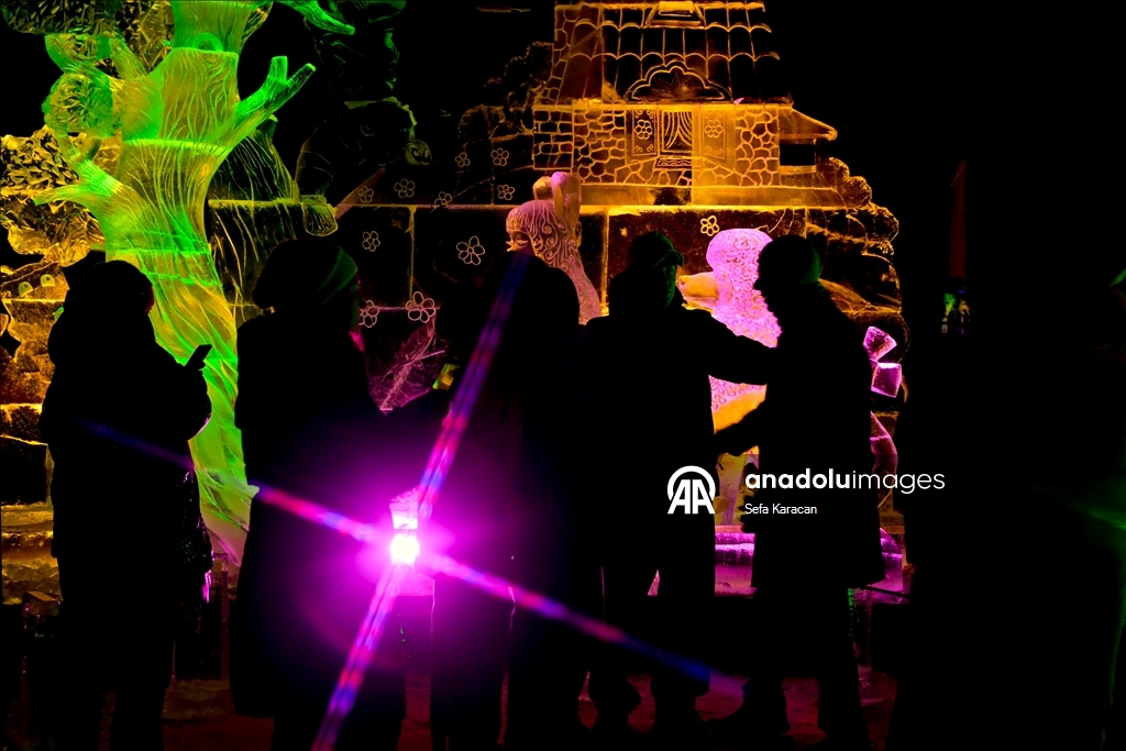 Фестиваль ледяных скульптур по мотивам персонажа «Буратино»