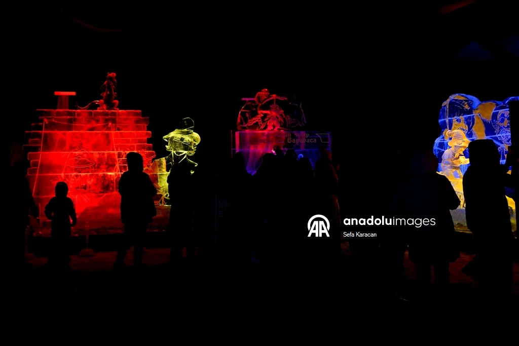 Фестиваль ледяных скульптур по мотивам персонажа «Буратино»