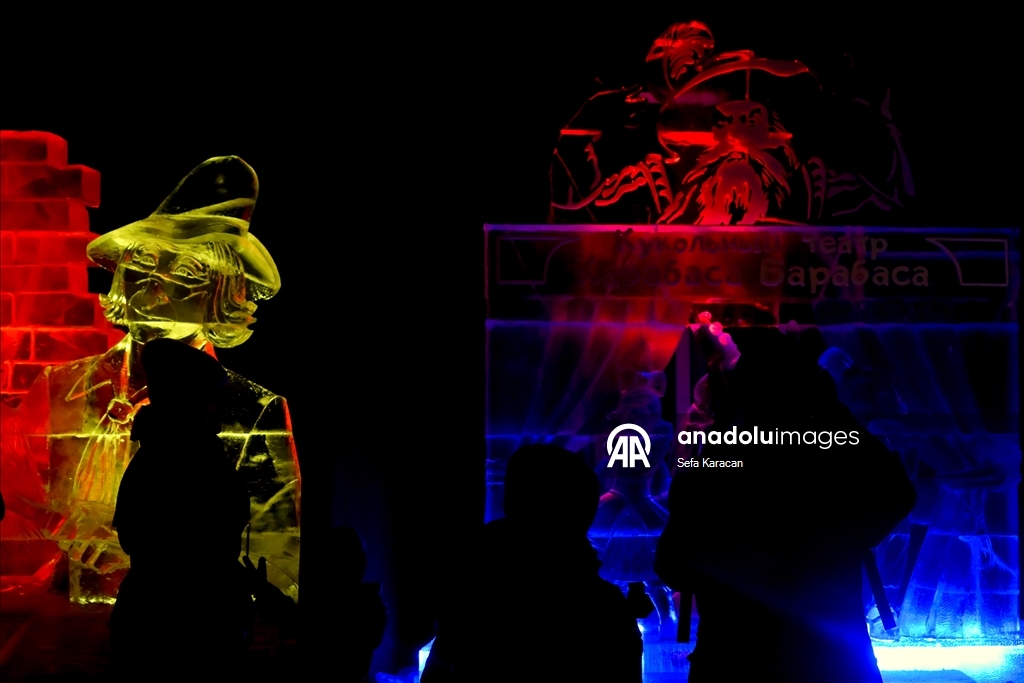 Фестиваль ледяных скульптур по мотивам персонажа «Буратино»