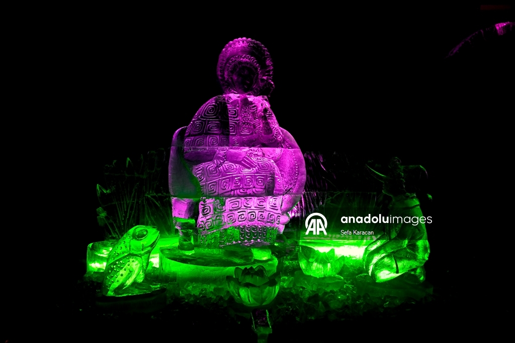 Фестиваль ледяных скульптур по мотивам персонажа «Буратино»