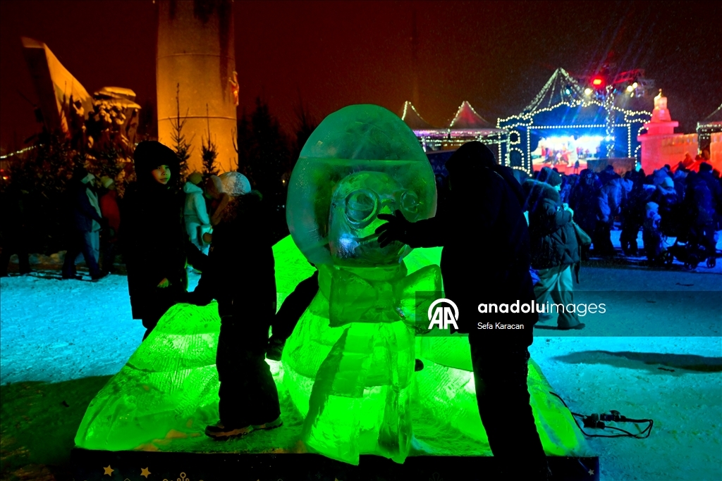 Фестиваль ледяных скульптур по мотивам персонажа «Буратино»