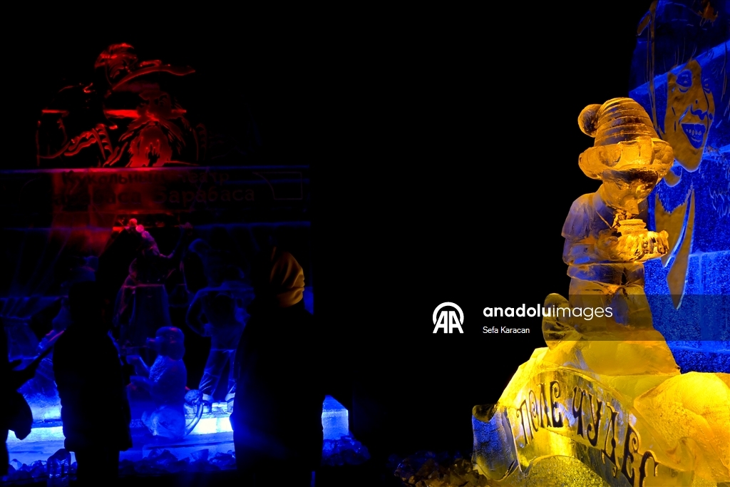 Фестиваль ледяных скульптур по мотивам персонажа «Буратино»