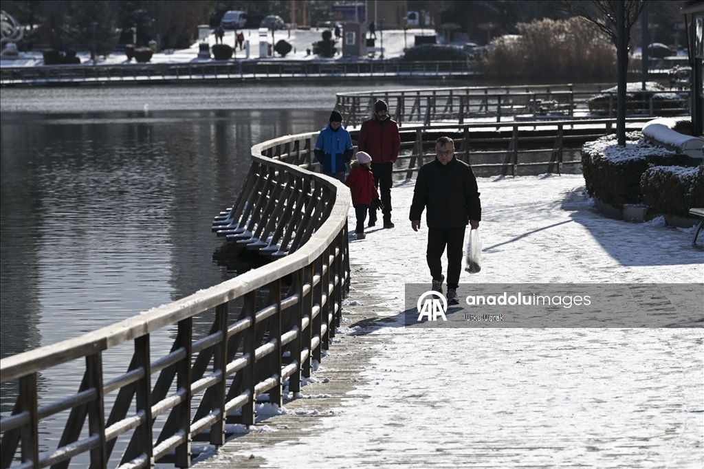 Ankara'da kar yağışı