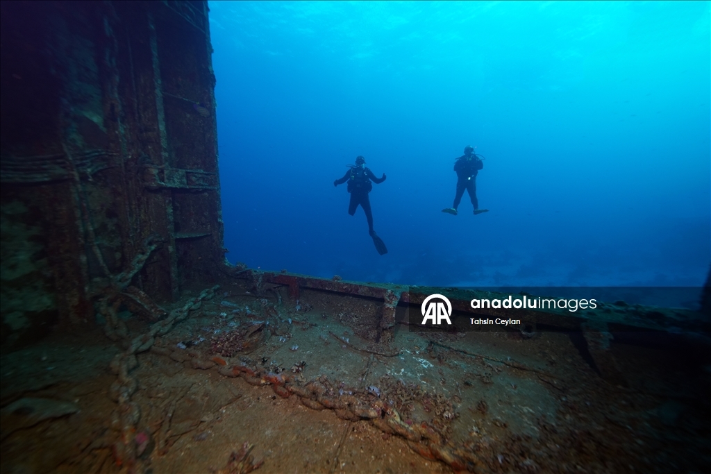 Подводный оператор Тахсин Джейлан совершил погружение в Красном море вместе с дайвером с инвалидностью