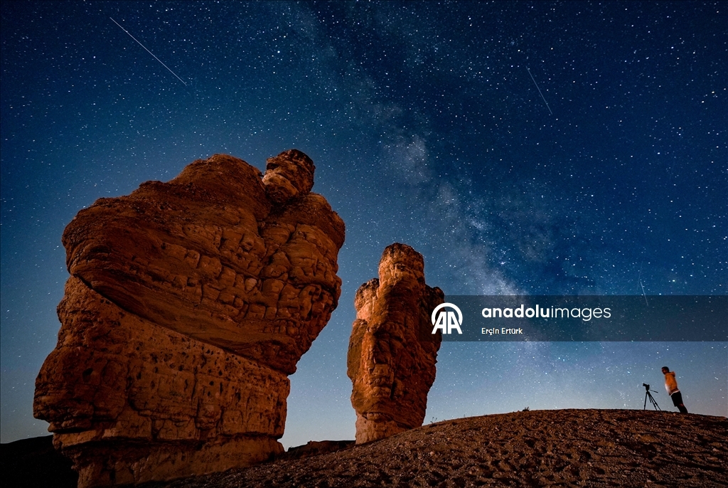 Perseid meteor yağmuru Konya'da görüntülendi