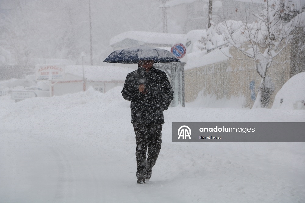 Hakkari'de kar etkili oldu