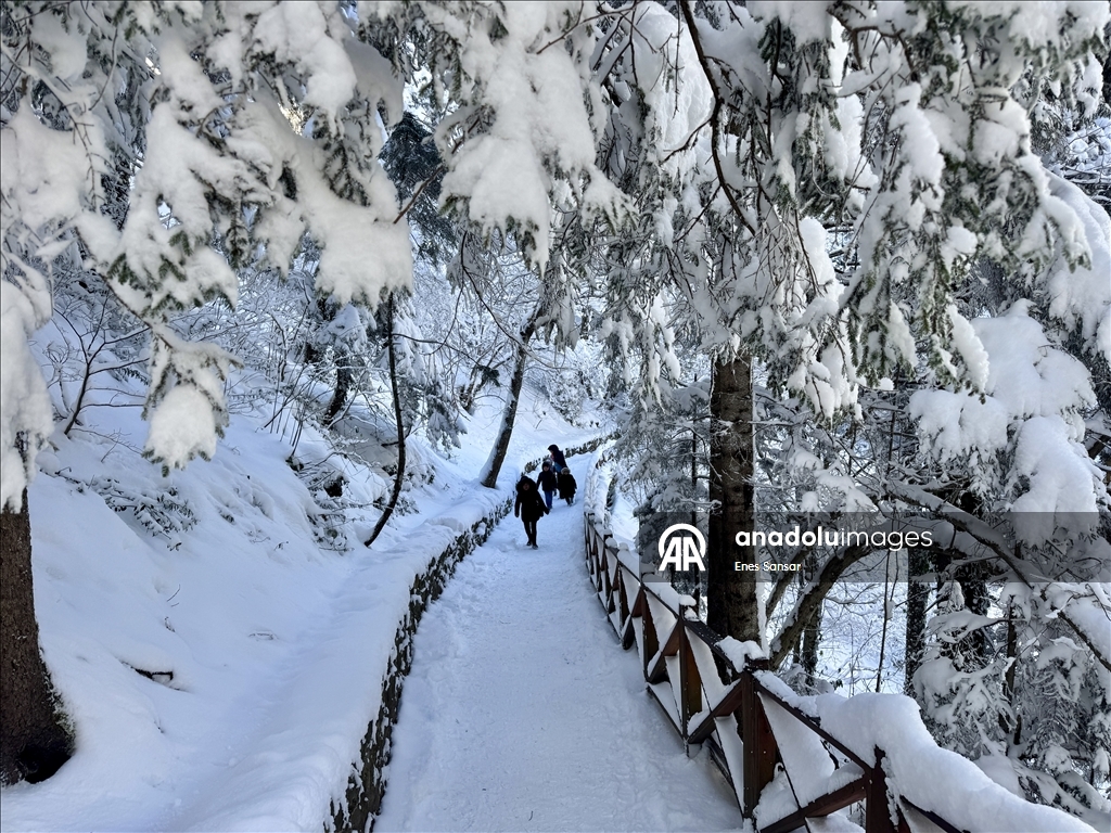 تركيا.. الثلج يعانق التاريخ في "دير سوميلا" الأثري بطرابزون