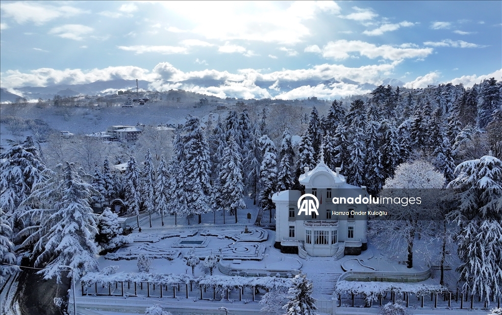 Trabzon'da kar yağışı