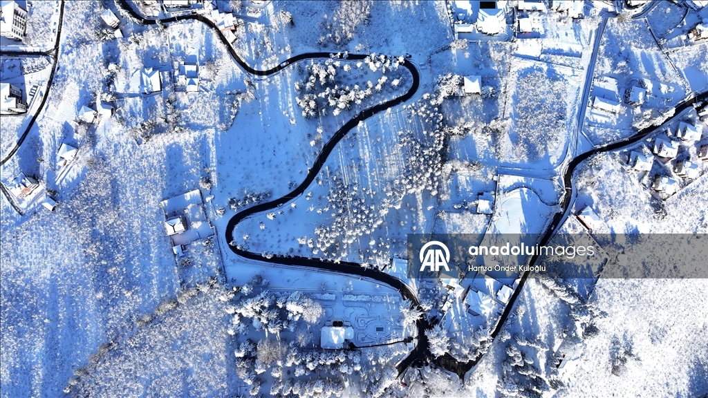 Trabzon'da kar yağışı