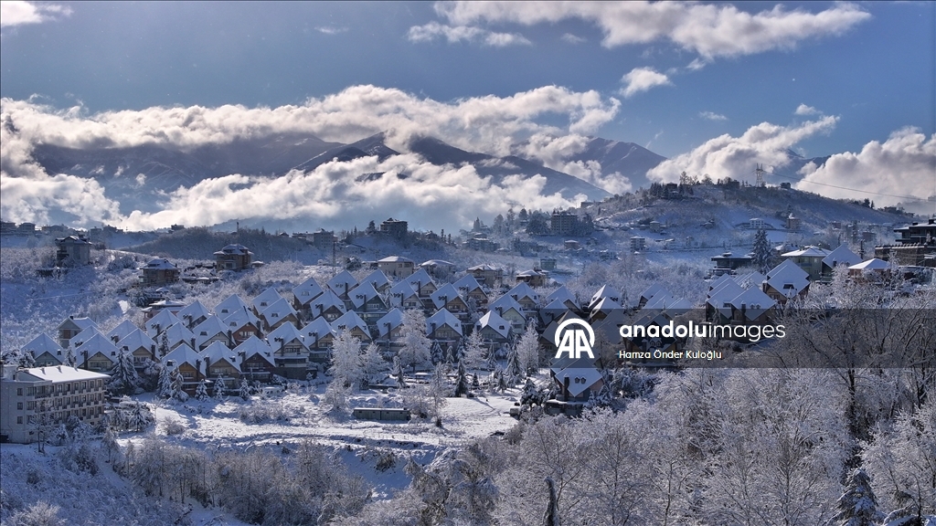 Trabzon'da kar yağışı