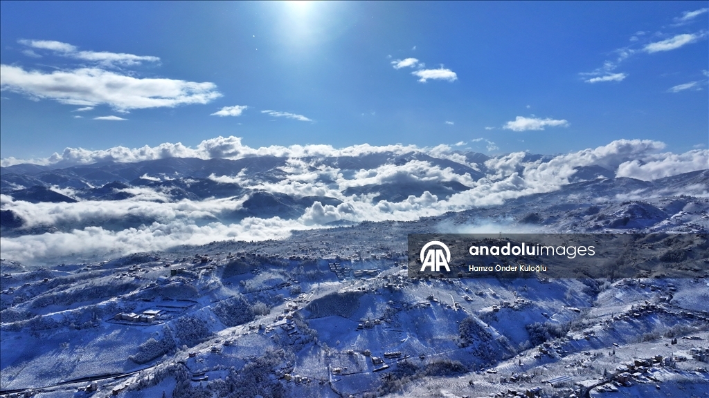 Trabzon'da kar yağışı