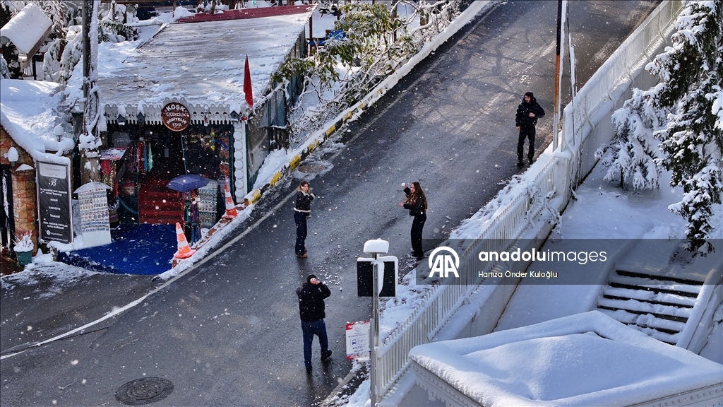 Trabzon'da kar yağışı