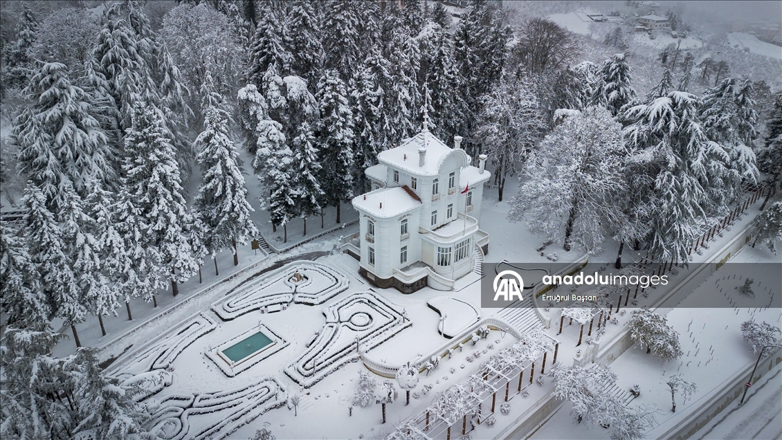 Trabzon'da kar yağışı