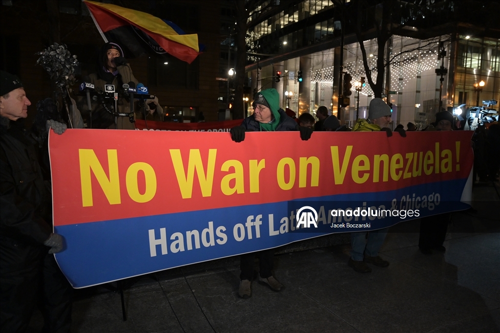 ABD’de Caracas saldırıları protesto edildi