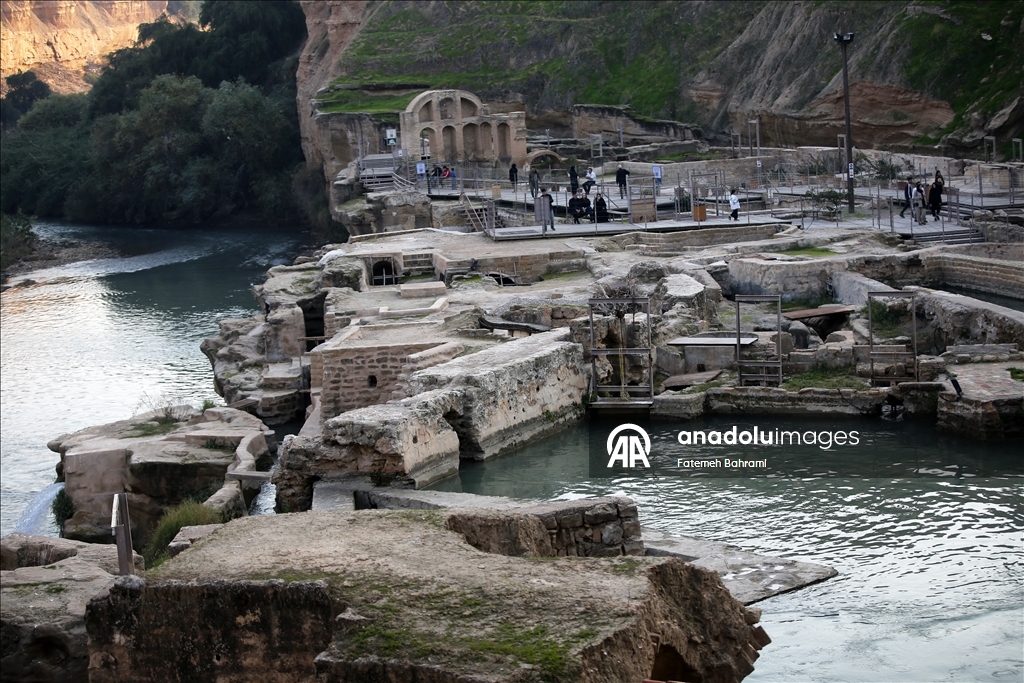 Историческая гидравлическая система Шуштара в иранской провинции Хузестан