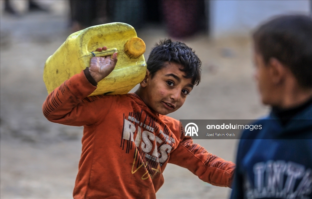 Gazze'de temiz su krizi devam ediyor