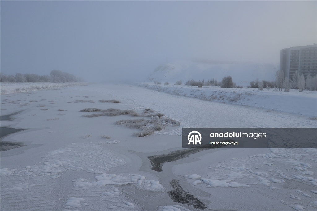 Sivas'ta soğuk hava etkili oluyor