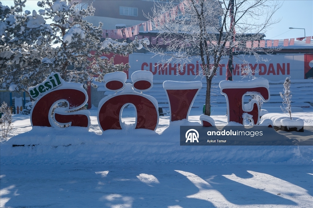 Ardahan sıfırın altında 39,7 dereceyle Türkiye'nin en soğuk ili oldu