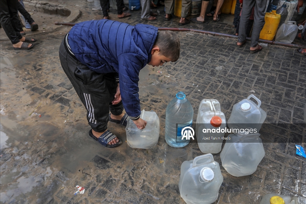 Gazze'de temiz su krizi devam ediyor