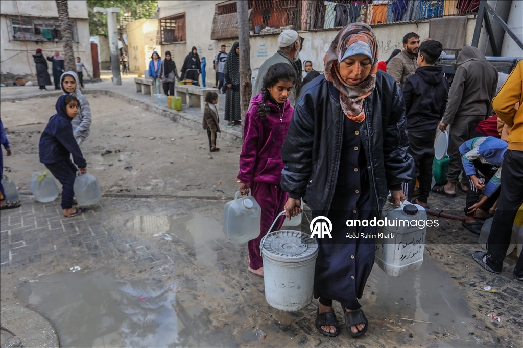 Gazze'de temiz su krizi devam ediyor