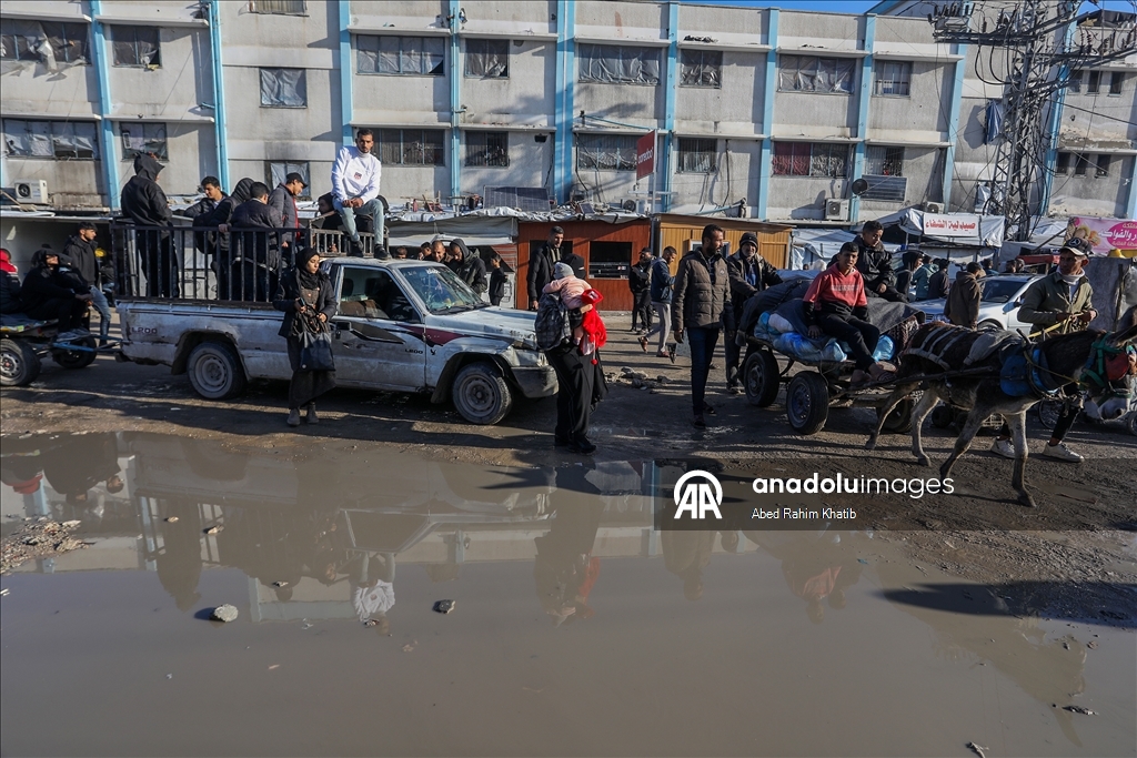 Gazze’de kış şartları Filistinlilerin yaşamını zorlaştırıyor