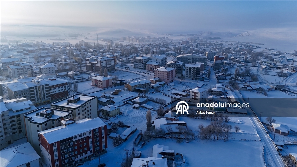 Ardahan sıfırın altında 39,7 dereceyle Türkiye'nin en soğuk ili oldu