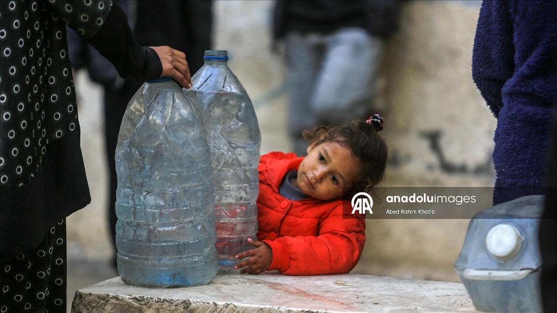 Gazze'de temiz su krizi devam ediyor