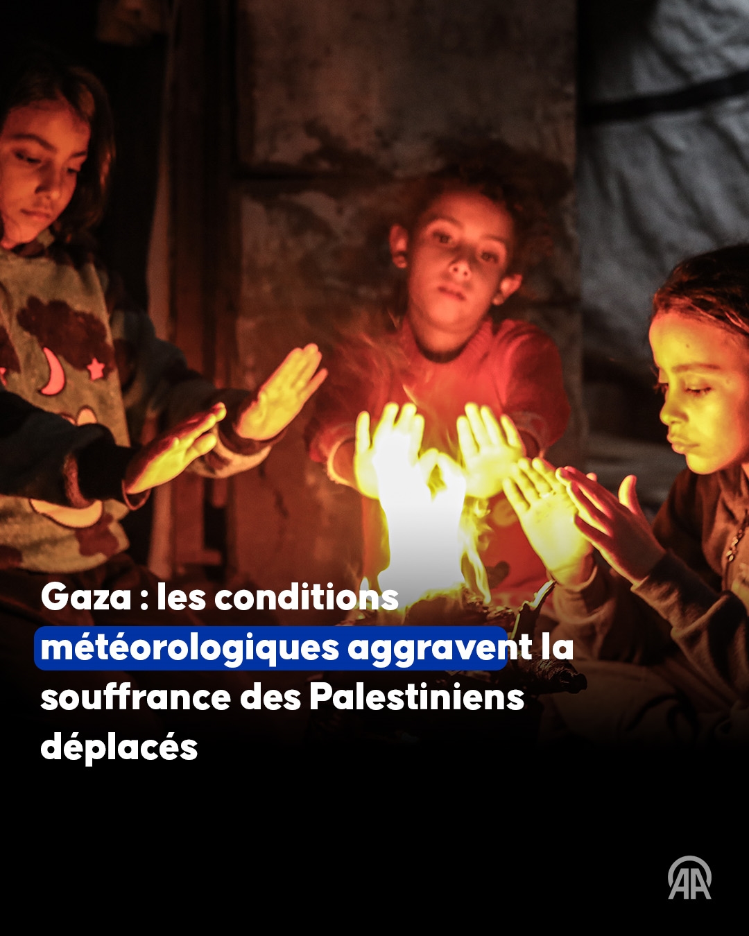 🚨Gaza : les conditions météorologiques aggravent la souffrance des Palestiniens déplacés