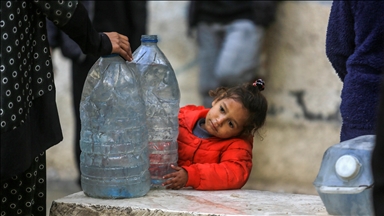 Gazze'de temiz su krizi devam ediyor