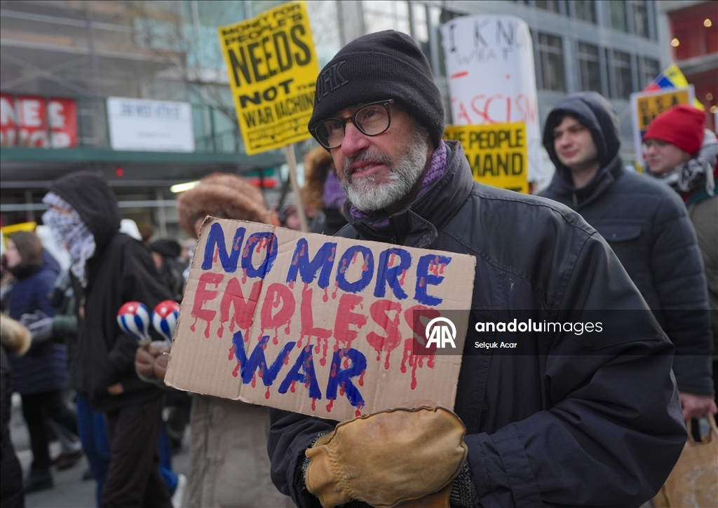 В Нью-Йорке состоялась акция протеста против задержания президента Венесуэлы Мадуро