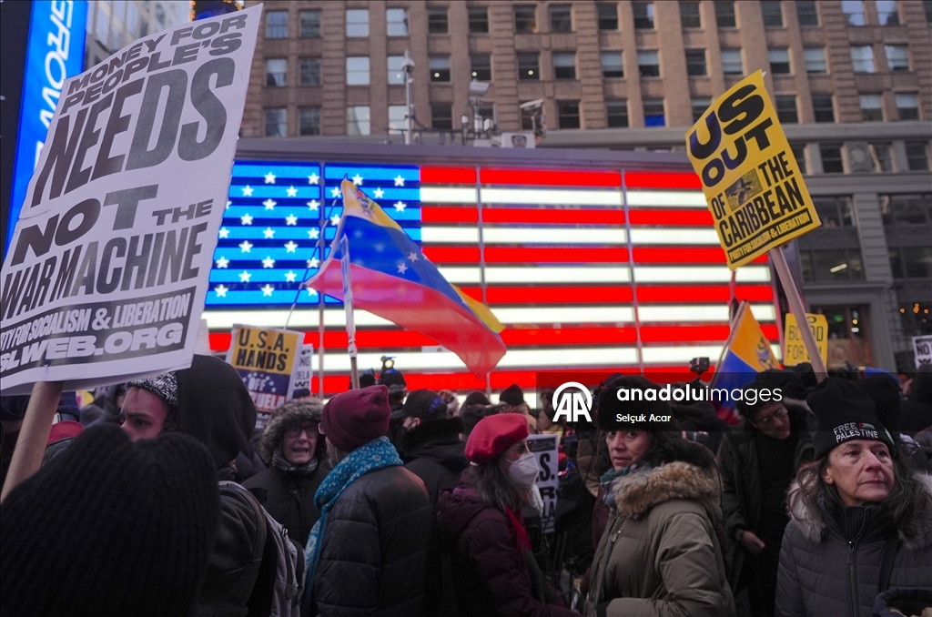 В Нью-Йорке состоялась акция протеста против задержания президента Венесуэлы Мадуро
