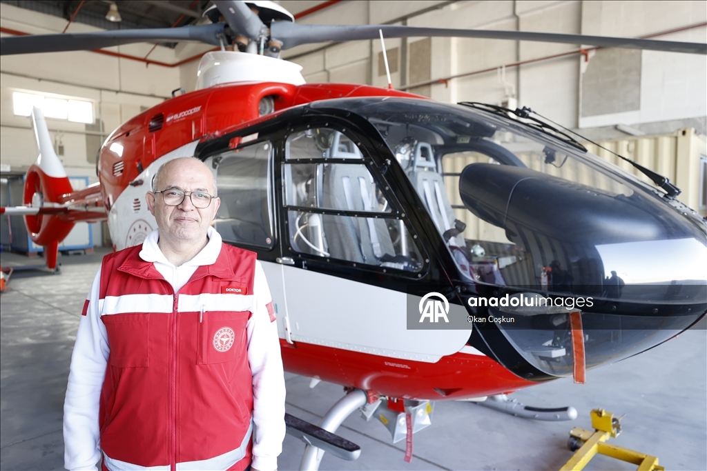 تركيا.. مروحية إسعاف لإنقاذ الأرواح بأعالي الجبال