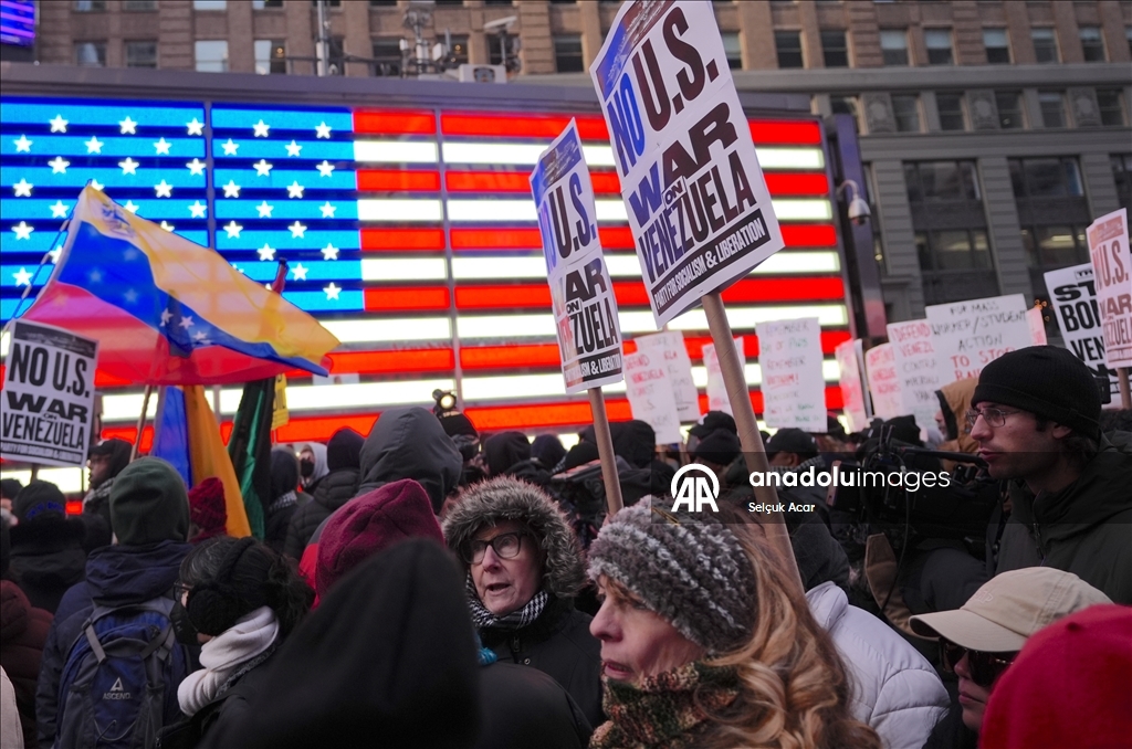 В Нью-Йорке состоялась акция протеста против задержания президента Венесуэлы Мадуро