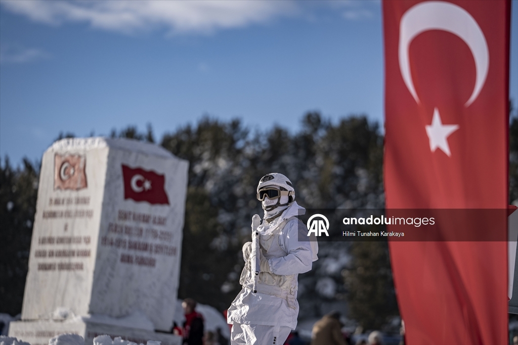 Türkiye, Sarıkamış şehitlerini anmak için Allahuekber Dağları'nda bir araya geldi