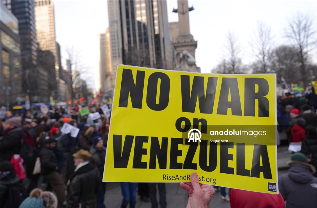 В Нью-Йорке состоялась акция протеста против задержания президента Венесуэлы Мадуро