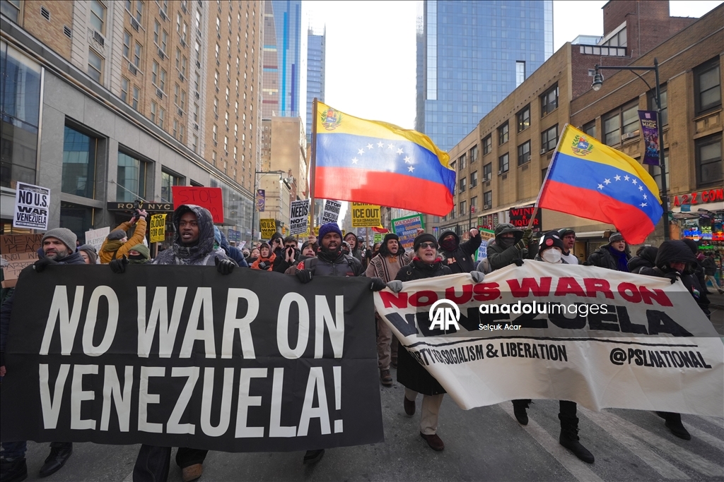 В Нью-Йорке состоялась акция протеста против задержания президента Венесуэлы Мадуро