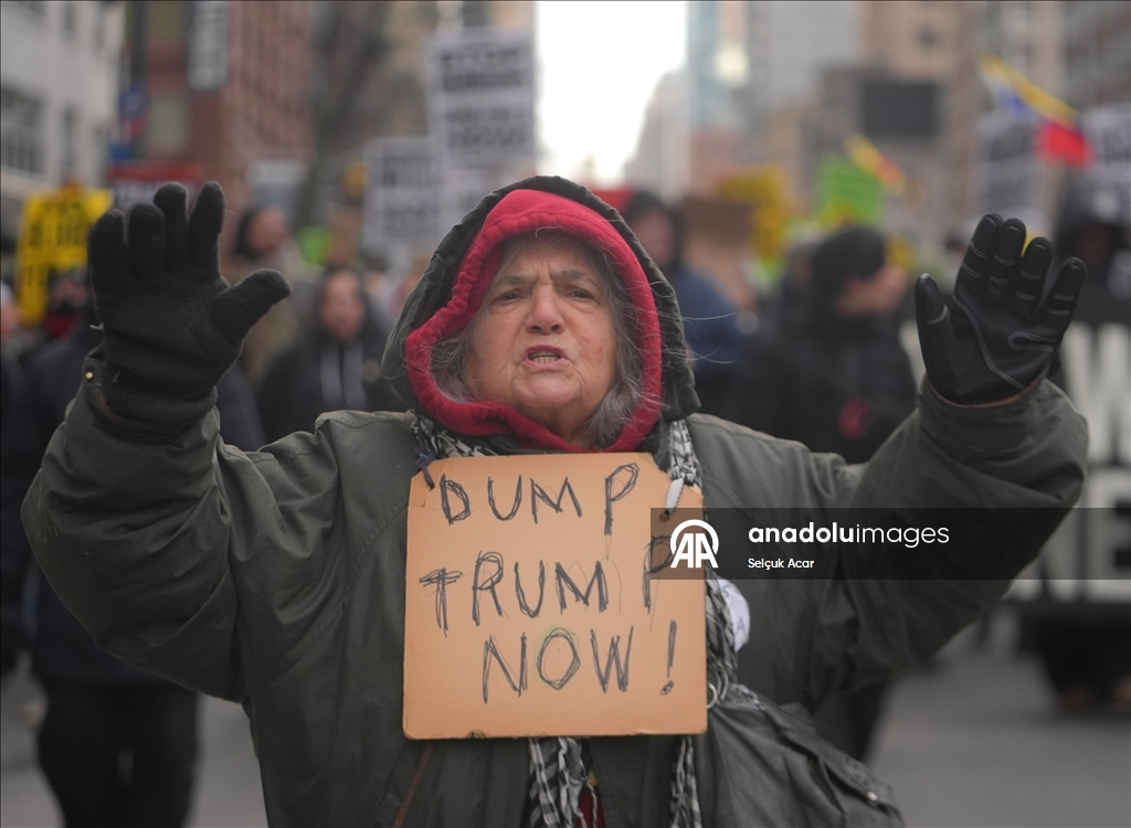 В Нью-Йорке состоялась акция протеста против задержания президента Венесуэлы Мадуро