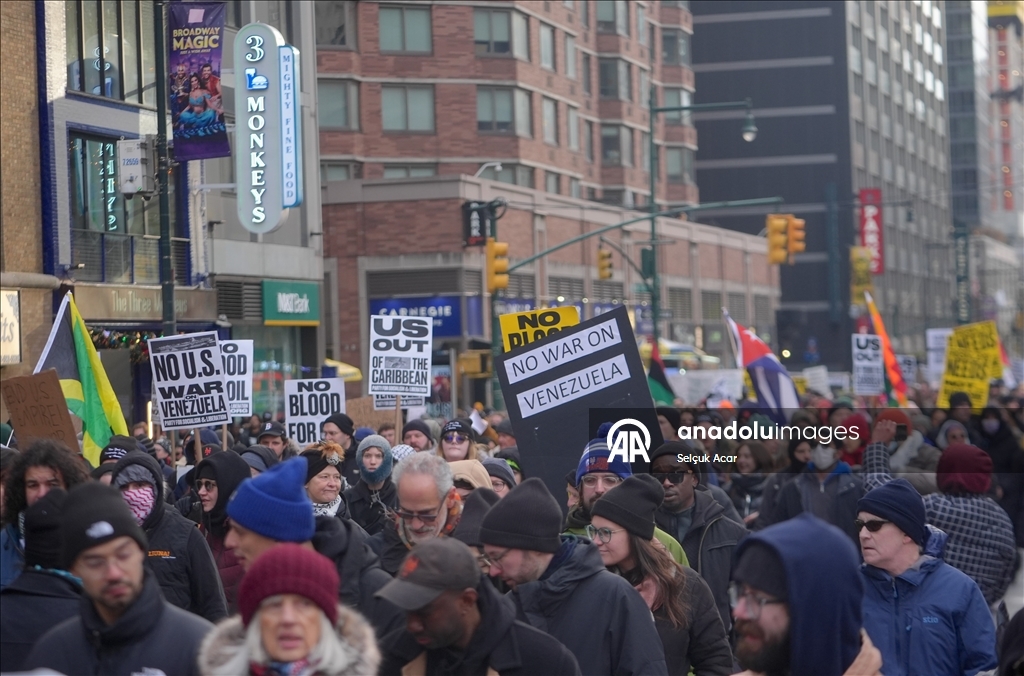 В Нью-Йорке состоялась акция протеста против задержания президента Венесуэлы Мадуро