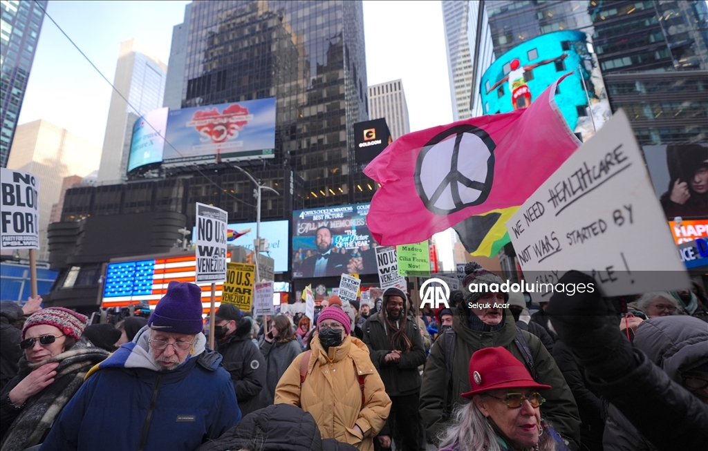 В Нью-Йорке состоялась акция протеста против задержания президента Венесуэлы Мадуро