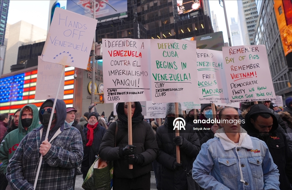 В Нью-Йорке состоялась акция протеста против задержания президента Венесуэлы Мадуро