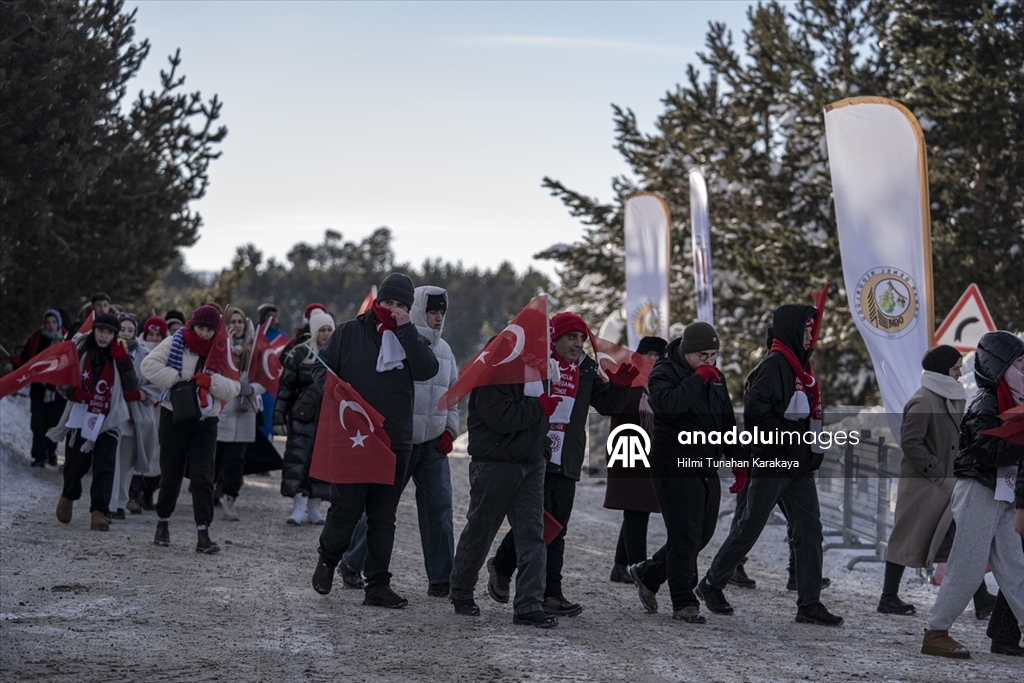 Türkiye, Sarıkamış şehitlerini anmak için Allahuekber Dağları'nda bir araya geldi