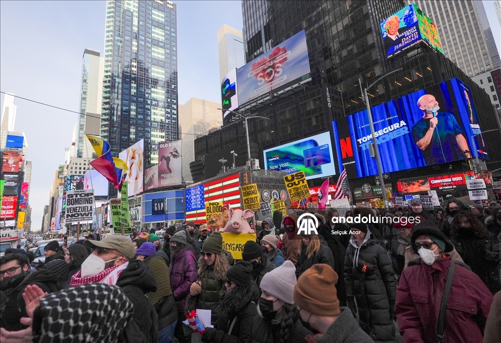 В Нью-Йорке состоялась акция протеста против задержания президента Венесуэлы Мадуро