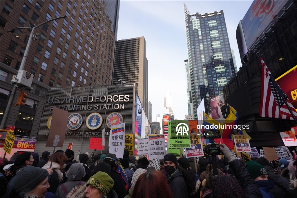 В Нью-Йорке состоялась акция протеста против задержания президента Венесуэлы Мадуро