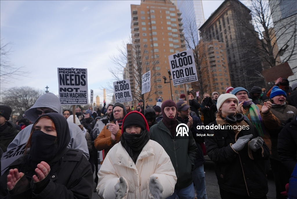 В Нью-Йорке состоялась акция протеста против задержания президента Венесуэлы Мадуро