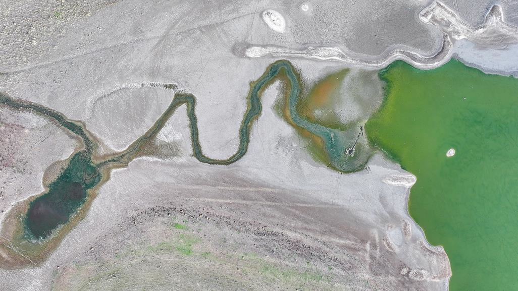 Diyarbakır'da "kuş cenneti" olarak bilinen Kabaklı Göleti kuruma tehlikesi yaşıyor