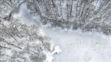 Yedigöller Milli Parkı havadan görüntülendi