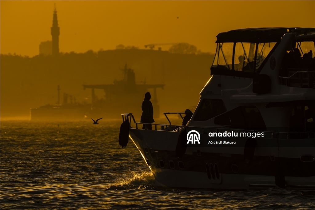 İstanbul'da gün batımı