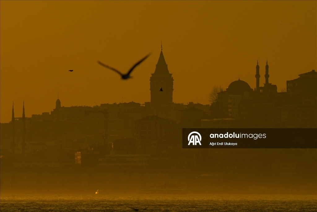 İstanbul'da gün batımı