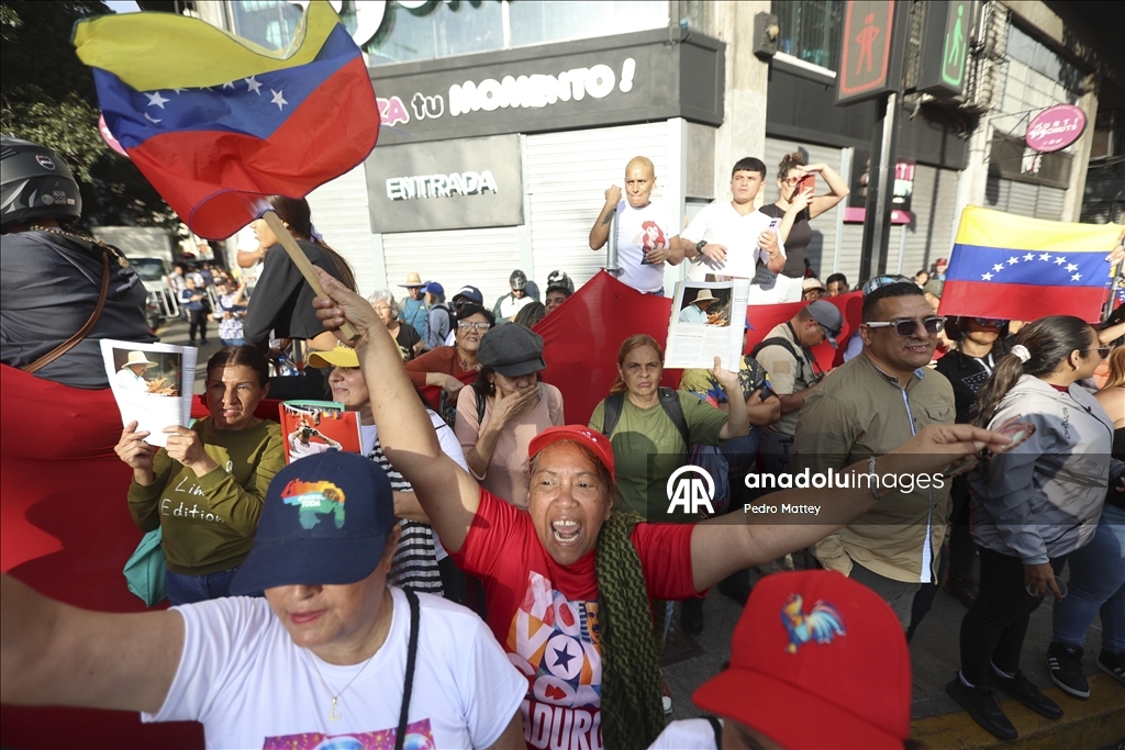 Жители Каракаса протестуют против захвата военными США президента Венесуэлы